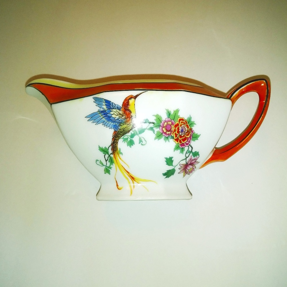 Rudolstadt Pheasant design lusterwear creamer